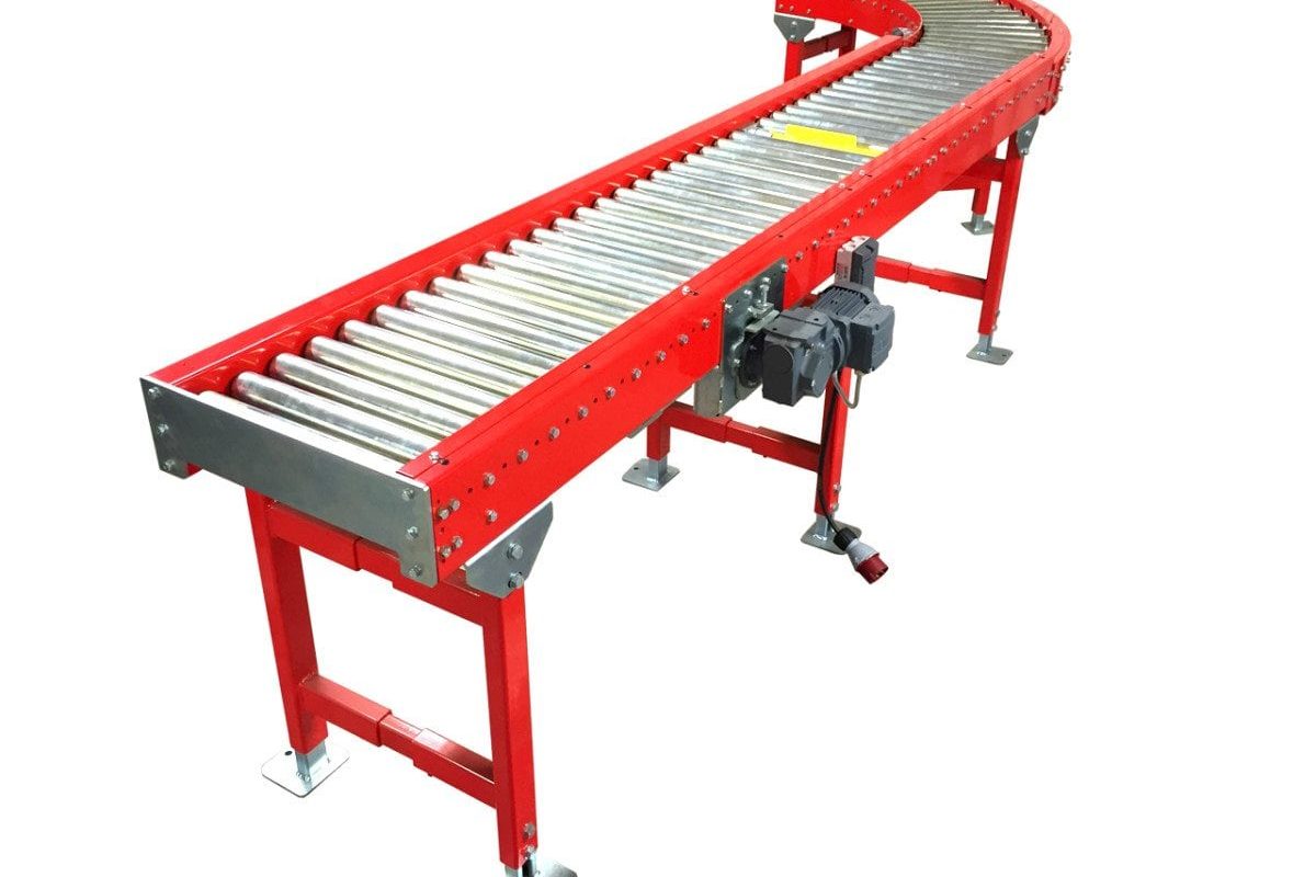 MH Modules KE500 Roller Conveyor With Curve 90Degree