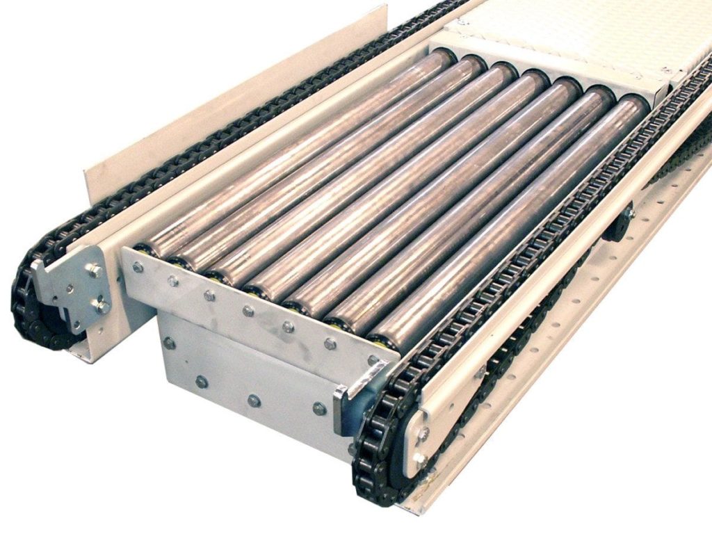 MH Modules KE500 Lifting And Lowering Roller Conveyor For Chain Conveyor