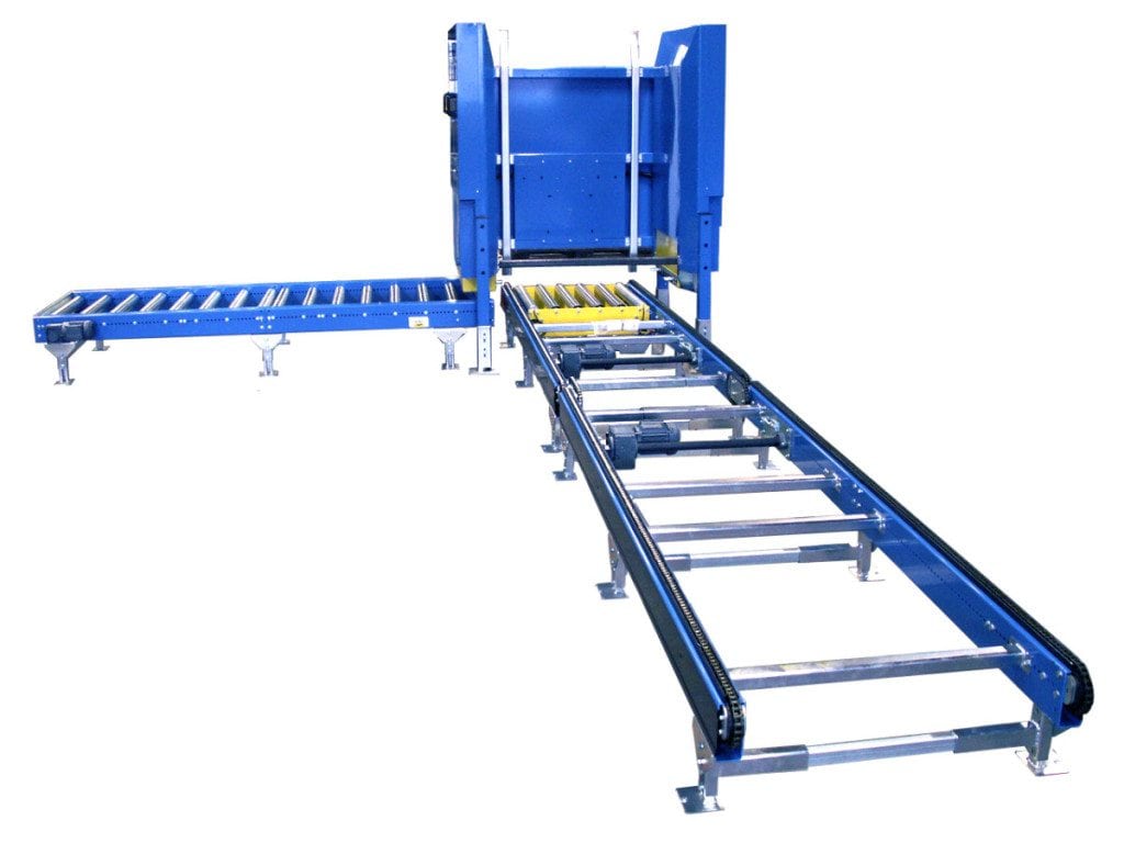 MH Modules PA1500 Pallet Stacker Chain Conveyor Roller Conveyor