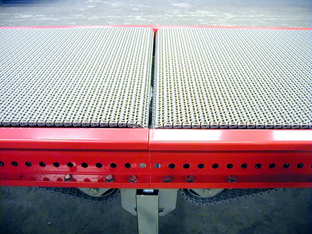 MH Modules PL100 Plastic Belt Conveyor With Connection