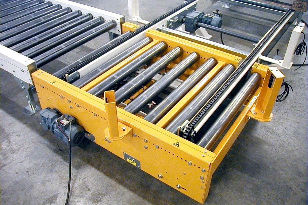 MH Modules PA1500 Lifting And Lowering Roller Conveyor