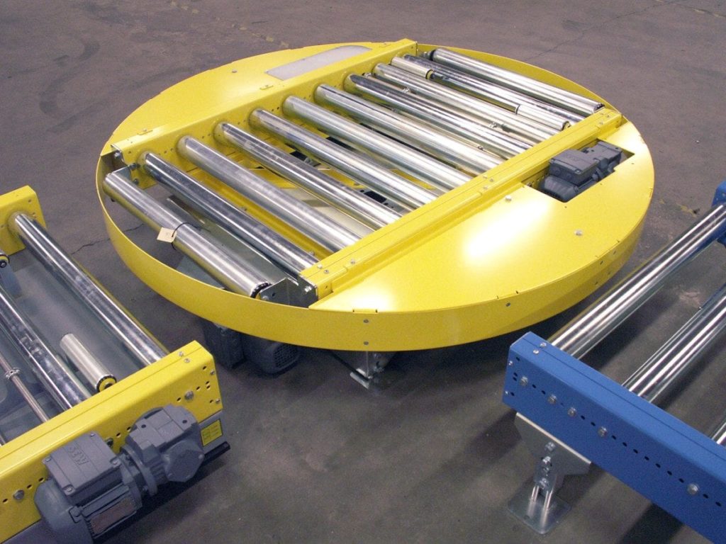 MH Modules PA1500 Turntable Roller Conveyor With Protection Ring
